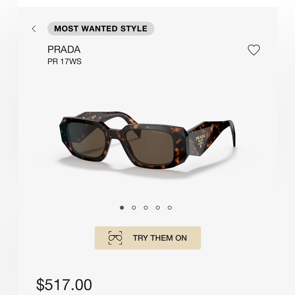 PRADA!!!   Brand New, Gently Worn - PRADA SUNGLASSES - PR 17WS